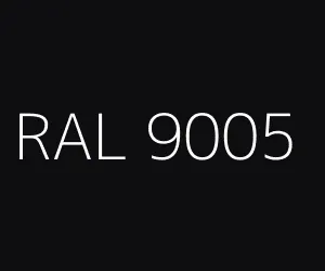 RAL 9005 - Schwarz