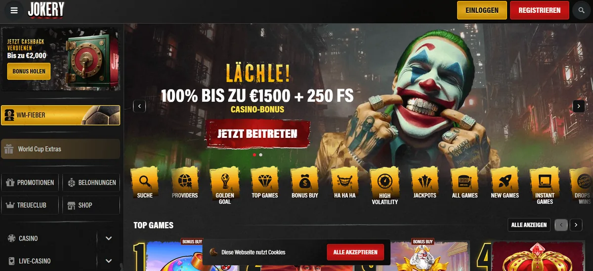 Jokery Startseite online casino höchste RTP
