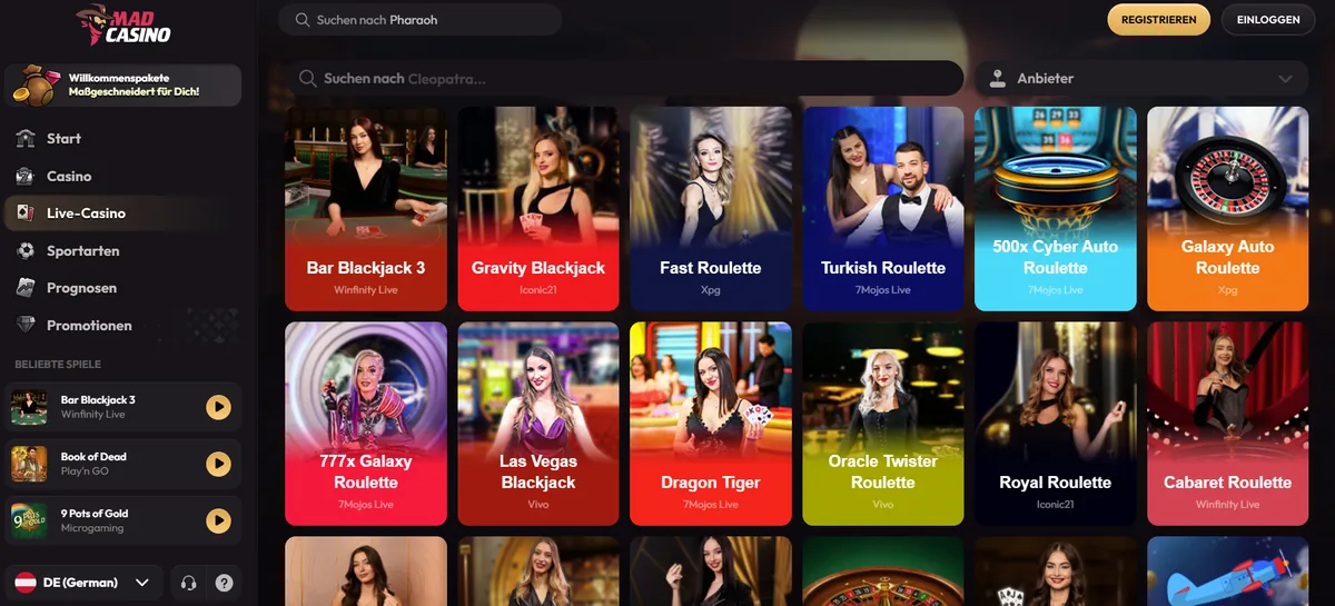 MadCasino Startseite online casino höchste RTP