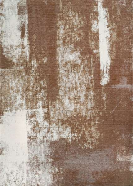 RUST - Copper Teppich in Schattierungen von Kupfer, aus Polyester und Baumwolle
