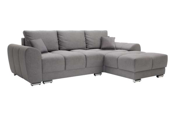 AZZU corner sofa with sleeping function and fabric choices