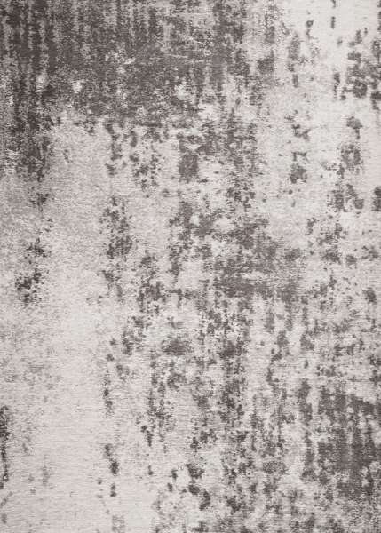 LYON - Gray Teppich in einem Grauton aus Polyester und Baumwolle