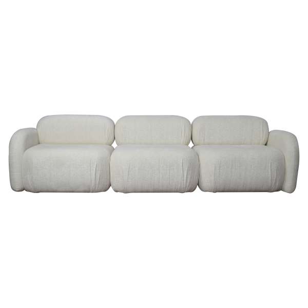 ZILA - Modulares Sofa mit Stoffauswahlmöglichkeiten - Linkes gerades Element