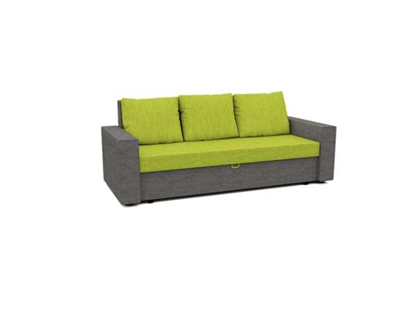 WENUS Sofa - Dreisitzer mit Container und Schlaffunktion (230 x 93 cm)