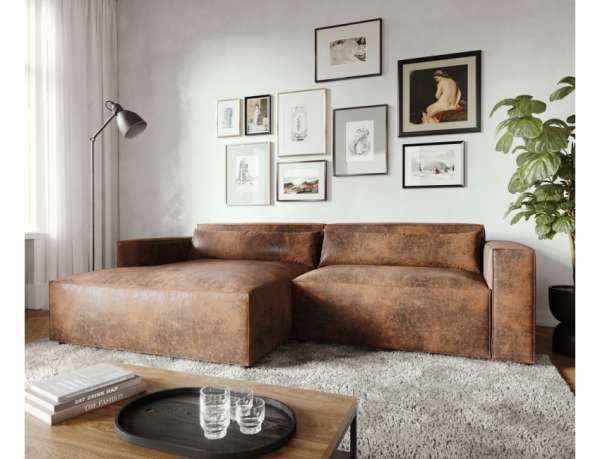 BRIFO 4-seater sofa with fabric choices