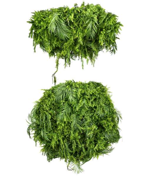 Artificial plants - ceiling decoration Green Sway 100 cm