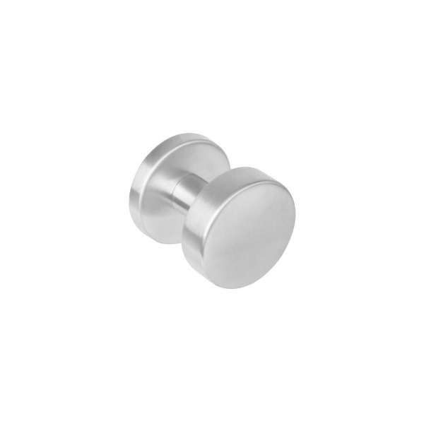 FRONT DOOR KNOB CENTER Ø53 ON ROSETTE Ø52X10 MM FOR REPLACEMENT SET BRUSHED STAINLESS STEEL