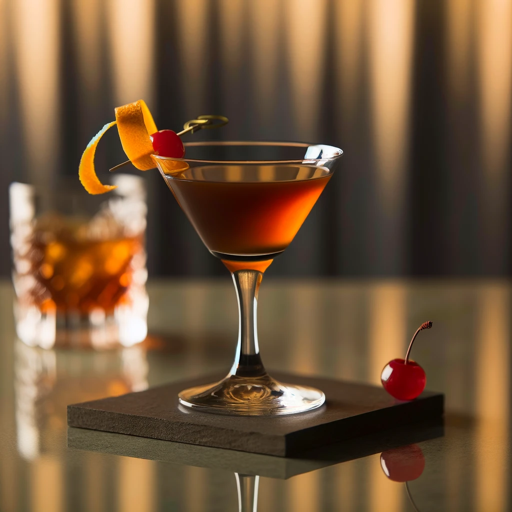 Cocktail au rhum Manhattan et au rhum Strongroom