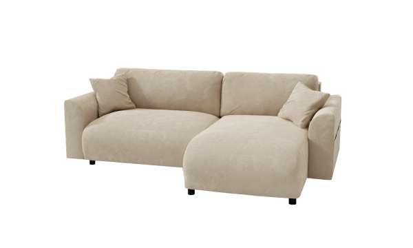LORIFO 4-seater sofa with sleep function and fabric choices