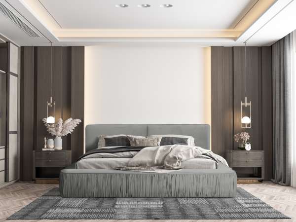 MONTO - Bed with fabric choices 140x200 / 160x200 / 180x200