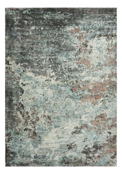 SINTRA TEAL PEACH - Teppich aus Viskose