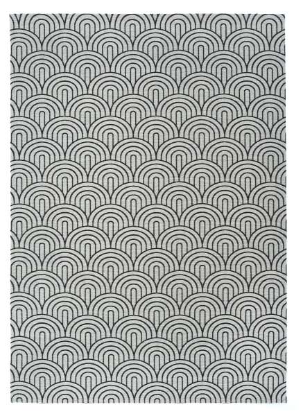 ARCO BLACK - Teppich aus Baumwolle und Polyester