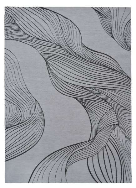 LIPARI GRAY - Teppich aus Polyester, Baumwolle und Viskose