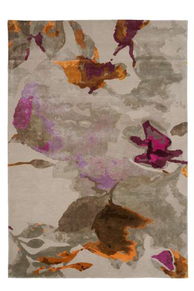 ORCHIDEA AUTUMN - Teppich aus Viskose und Wolle