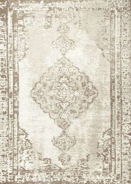 ALTAY CREAM - Teppich aus Polyester und Baumwolle