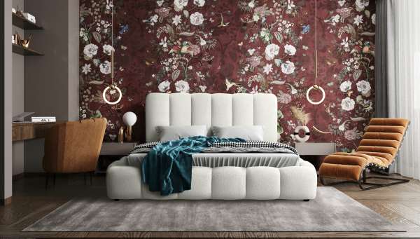 GIGEDO - letto con scelte tessuto 140x200 / 160x200 / 180x200