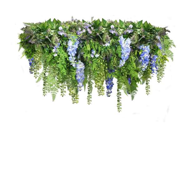 Wanddeko - Pflanzenring Wisteria Blue, verschiedene Größen