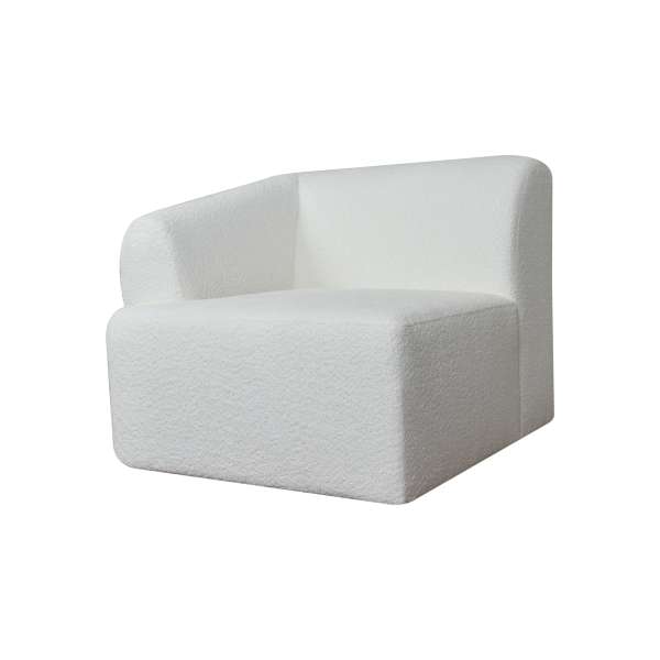 GEDO - Modulares Sofa mit Stoffauswahlmöglichkeiten - Linkes gerades Element