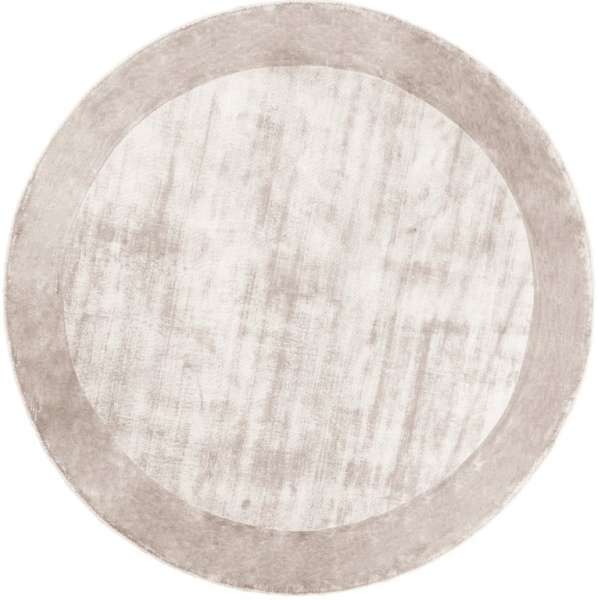 TERE - Silver Teppich in Beige aus Viskose