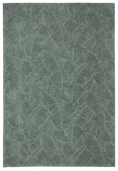 BALI - Dusty Green ist ein Teppich in einem Grünton aus Polyester und Baumwolle