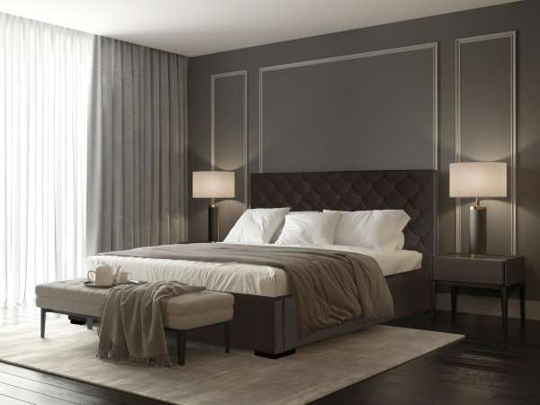 ENOS - cama con opciones de tejido 140x200 / 160x200 / 180x200