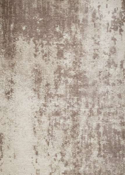 LYON - Taupe Teppich in einem Braun- und Beige Ton aus Polyester und Baumwolle