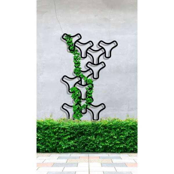 Wanddekoration aus Metall, Moderne Deko für den Garten