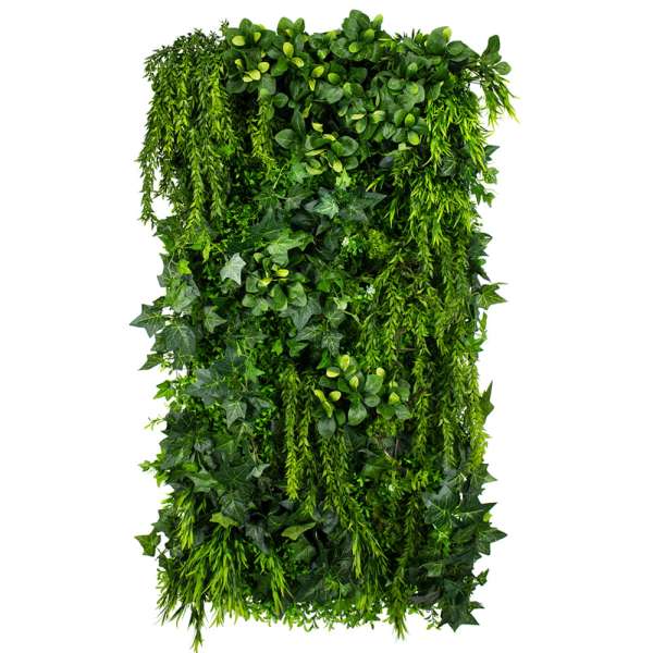 Grünes Innenpaneel - Vertikaler Garten Green Ivy 50x100 cm