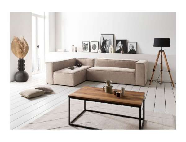 BRUG corner sofa with fabric choices