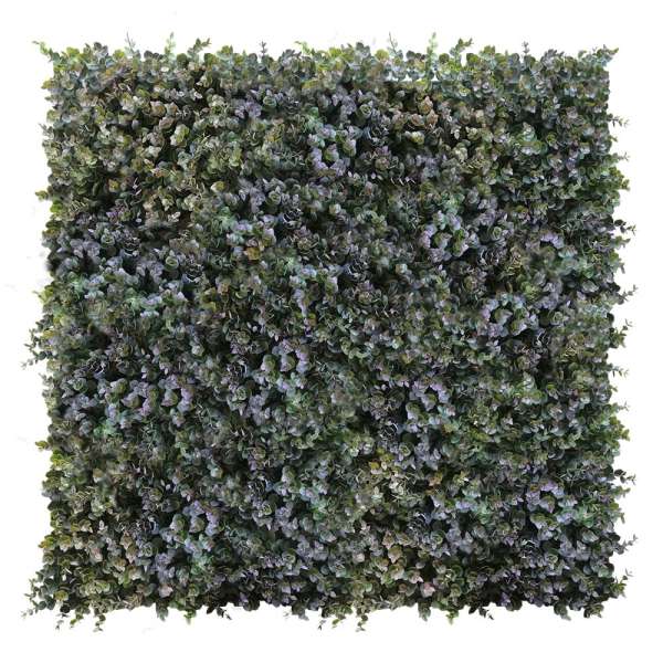 Außenmatte - Künstliche, grüne Heckenwand Eukalyptus 50x50cm