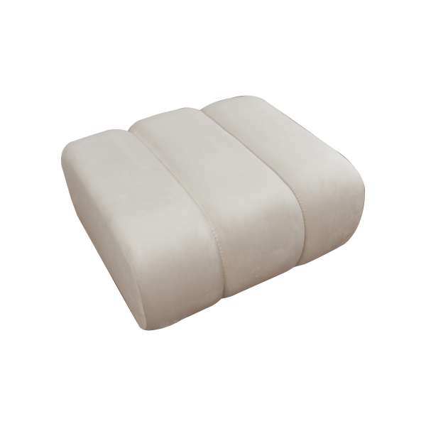 ATEMA - Sgabello per divano componibile con scelte di tessuto