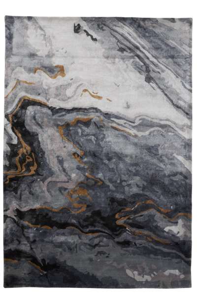 QUERRY GREY - Teppich aus Viskose