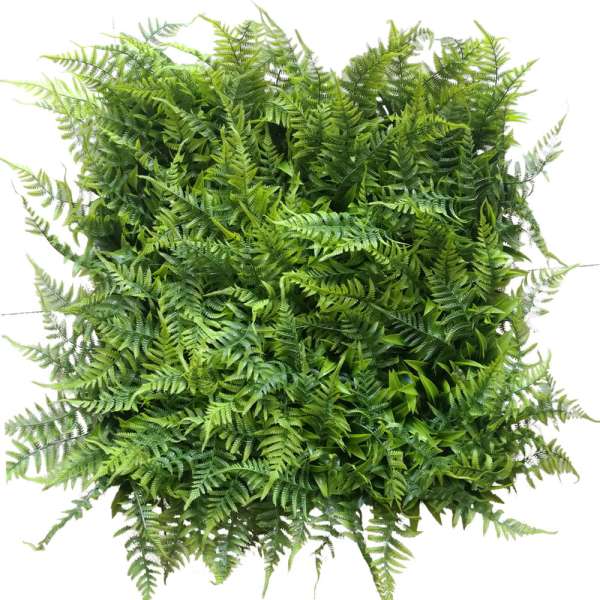 Outdoor mat - Artificial green hedge wall maidenhair fern 50x50cm