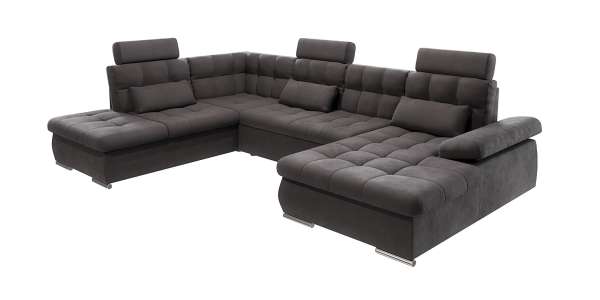 ERKUR 2 - 6 seater sofa with sleep function and fabric choices