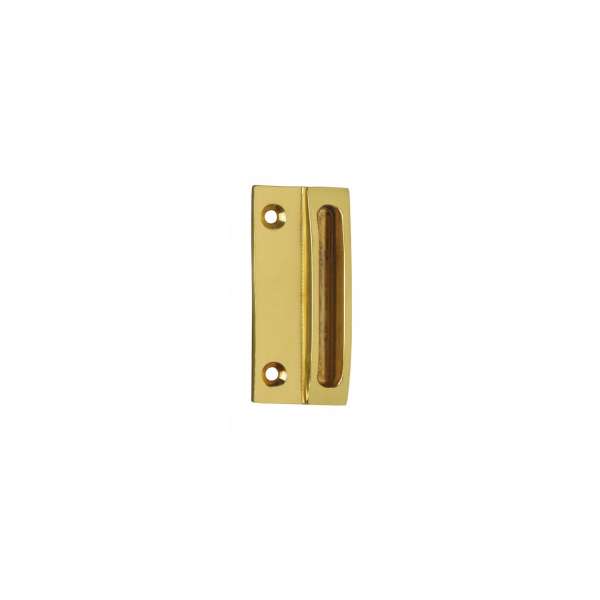 LOCKING PLATE FOR WINDOW LOCK PAINTED BRASS