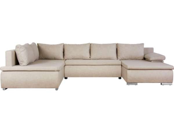 NEDO corner sofa with sleeping function and fabric choices