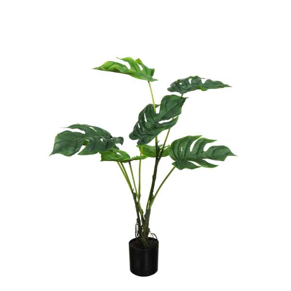 Kunstpflanzen - Monstera künstliche Topfpflanze 70 cm