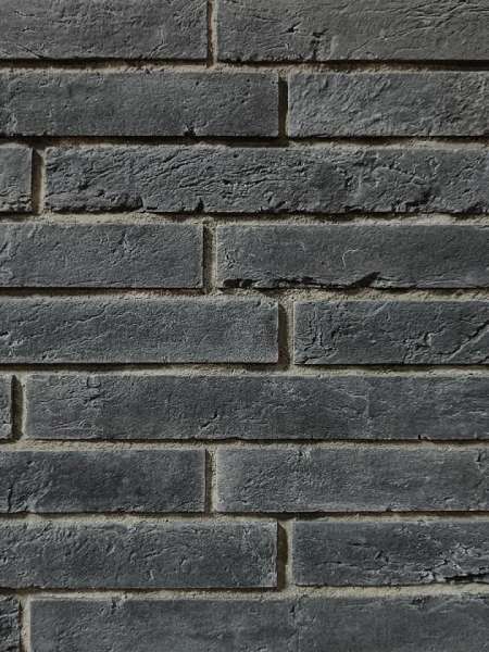 Long Graphite 44 cm - brick tiles, wall facing for the wall