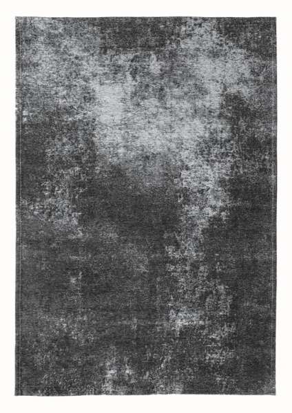 CONCRETO - Gray Teppich in einem Grauton aus Polyester und Baumwolle