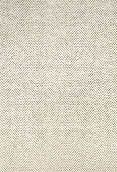 LUNO - Cold beige Teppich in creme, beige, taupe aus Polyester und Baumwolle
