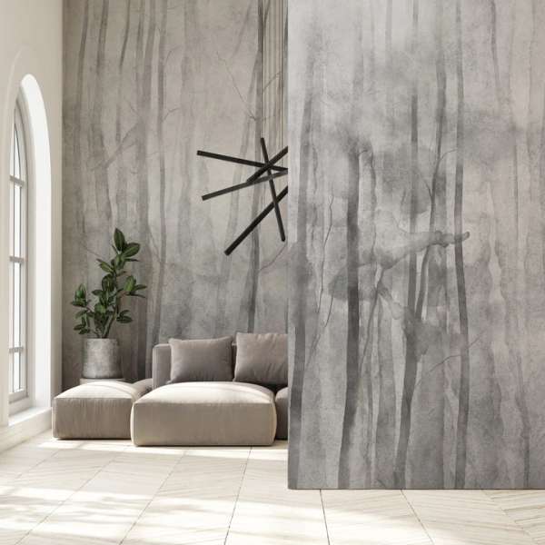 Mori Gray - made-to-measure wallpaper