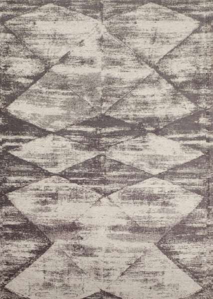 BASEL - Gray Teppich in warmen Grautönen aus Polyester und Baumwolle