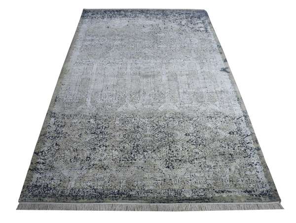 PUNE - Teppich aus Bambusseide und neuseeländische Wolle