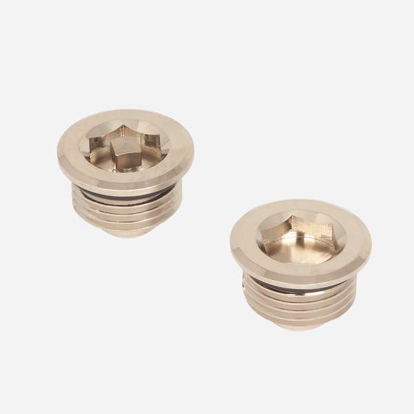 Vent valve and cover cap (pair) BVA1 I 2, polished nickel