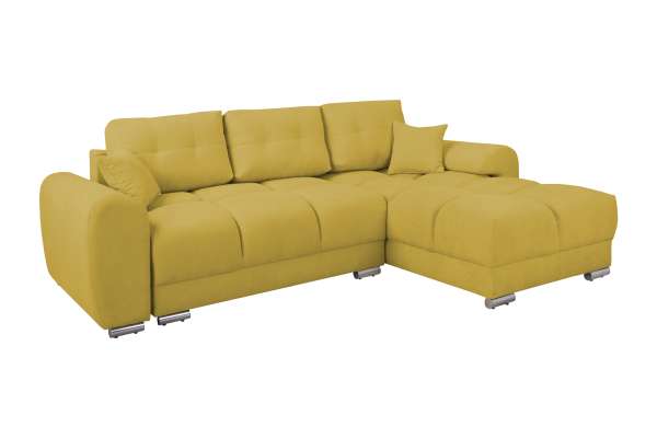 AZZU 2 corner sofa with sleeping function and fabric choices
