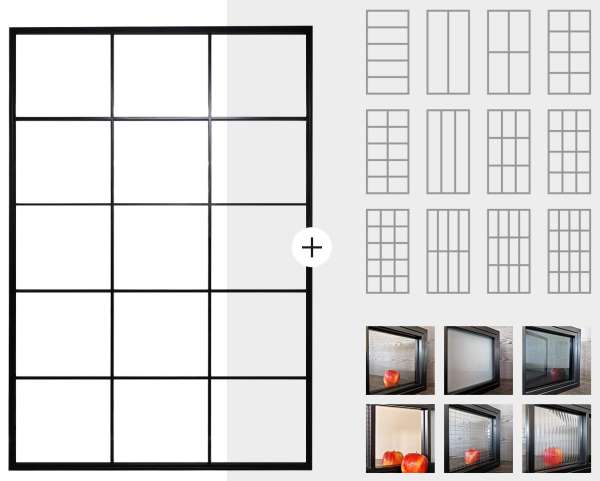 LOFT FRENCH partition, room divider CONFIGURATOR
