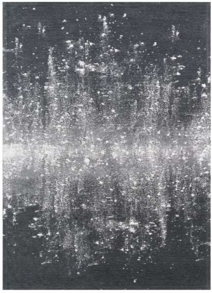 GALAXY - Steel Gray Teppich in Grau und Weisstöne aus Polyester und Baumwolle