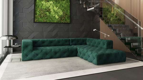 RESFE corner sofa with fabric choices