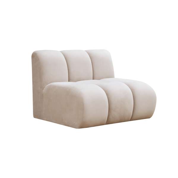 ATEMA - Modular sofa with fabric choices - straight element