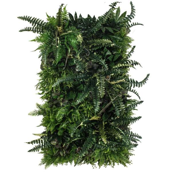 Grünes Innenpaneel - Vertikaler Garten Rainforest 50x100 cm
